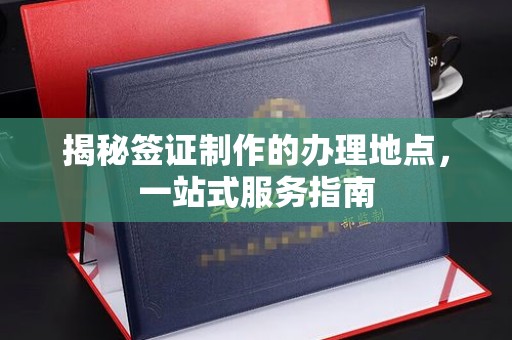 宿松揭秘签证制作的办理地点，一站式服务指南